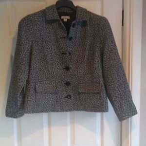 Size large short waist jacket